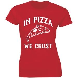 Half It Tops - In Pizza We Crust Foodie Carbs Pizza Lover T-shirt Half It Tops - In Pizza We Crust Foodie Carbs Pizza Lover T-shirt